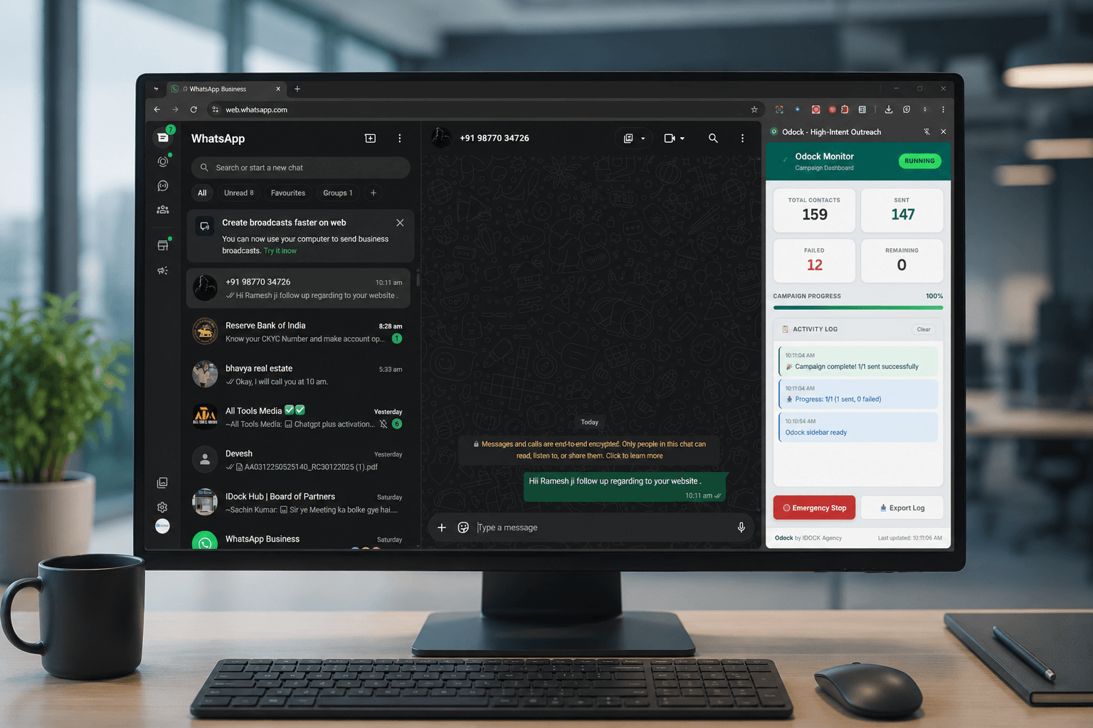 Odock Dashboard
