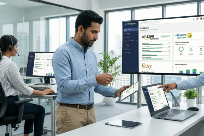 Marketplace and platform enablement systems for multi-channel ecommerce operations